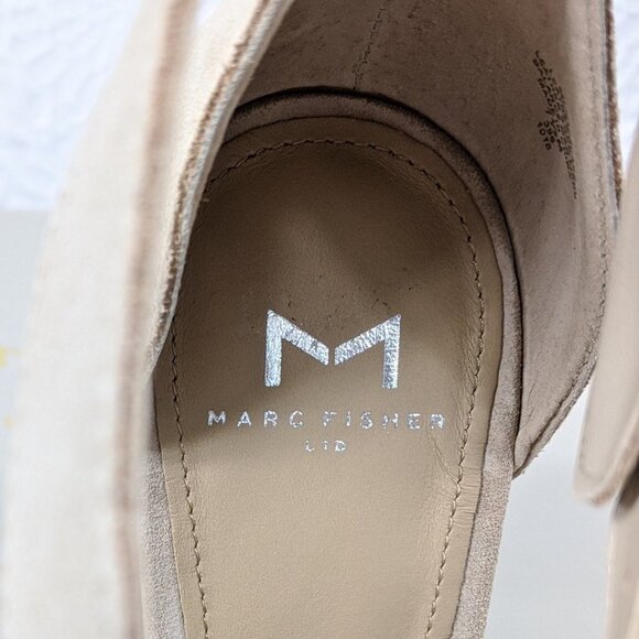 Marc Fisher LTD Vixen Leather Peep Toe Sandal - Picture 6 of 7